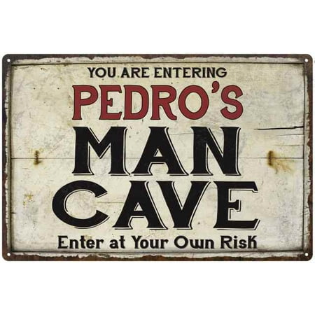 PP2535 BARRY/'S MAN CAVE Plate Chic Sign Home Room Garage Decor Birthday Gift